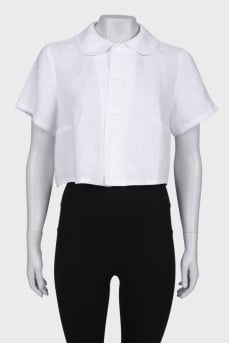 White cropped T-shirt