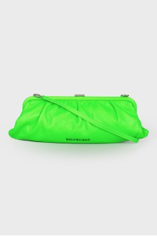 Grained Calfskin Cloud сlutch