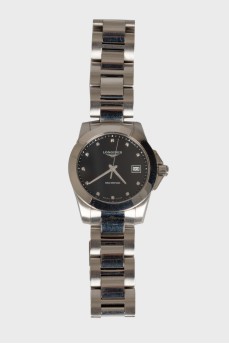 Silver stainless steel watch