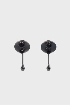 Clip-on earrings with pendant