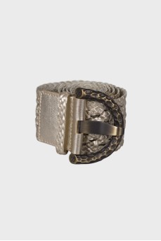 Gold braided belt