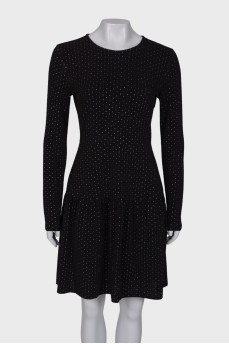 Black dress with glitter