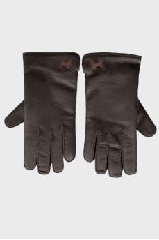 Men's leather gloves