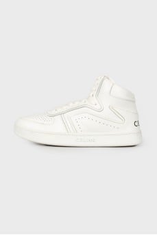 White perforated sneakers