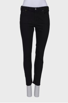 Black straight fit jeans