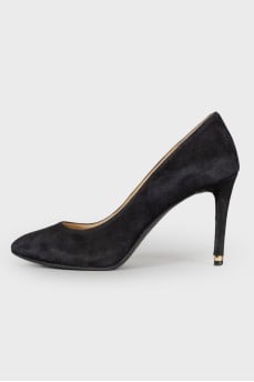 Suede pumps