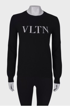 Black straight sweatshirt