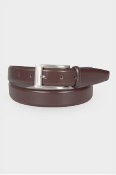 Men's leather belt