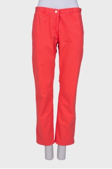 Coral straight fit jeans