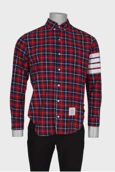 Men's checkered shirt