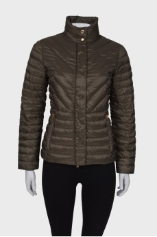 Dark green quilted jacket