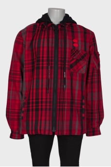 Men's plaid jacket