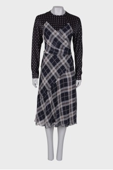 Mixed print dress