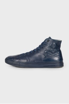 Men's dark blue sneakers