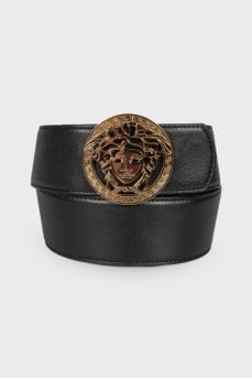 Black belt with brand logo