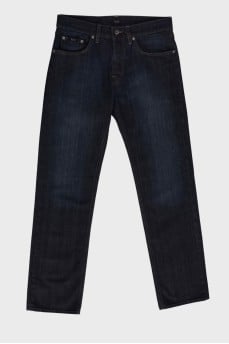Men's dark blue jeans