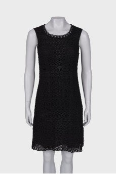 Black braided dress