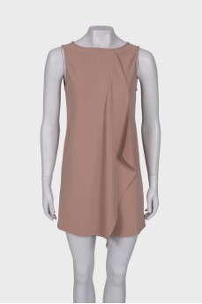 Beige mini dress