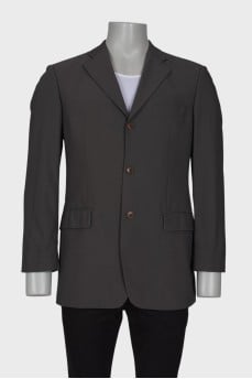 Men's gray classic jacket