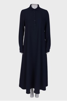 Navy blue maxi dress