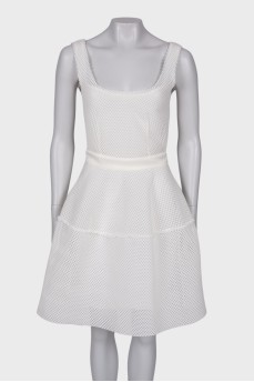 White mesh dress