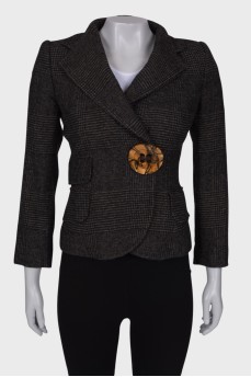 Glen weave jacket