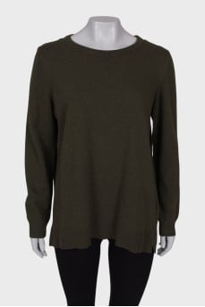Dark green sweater