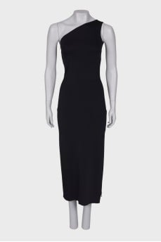 Black bodycon dress