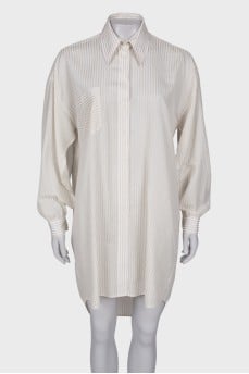 Straight fit shirt dress