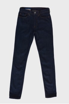 Navy blue skinny jeans