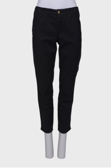 Black straight fit jeans