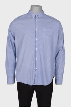 Men's shirt in small print