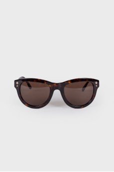 Mottled frame sunglasses