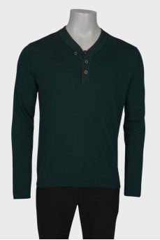 Dark green men's jumper