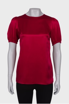 Silk satin blouse