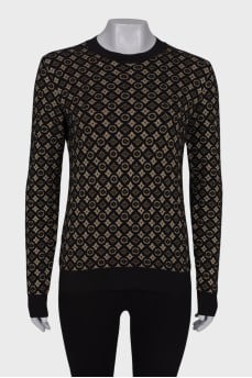 Sweater with branded logo
