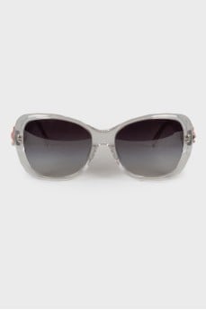 Translucent embellished sunglasses