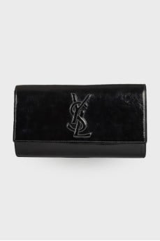 Patent leather clutch