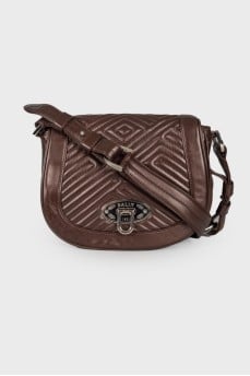 Quilted leather bag