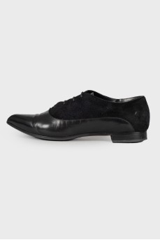 Combined low heel shoes