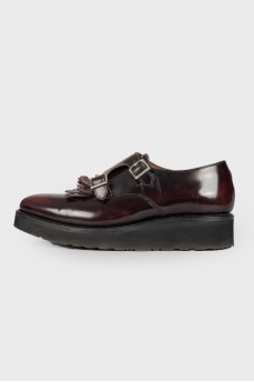 Patent leather shoes