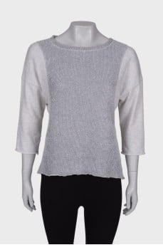 Combined light gray jumper
