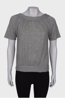 Cashmere gray T-shirt