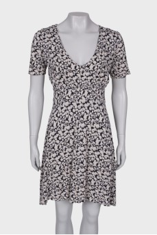 Abstract print dress
