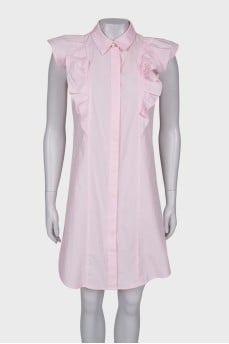 Light pink dress with ruffles
