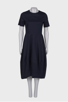 Navy blue maxi dress