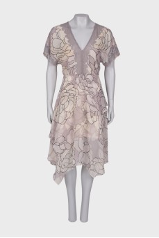 Asymmetric hem dress 