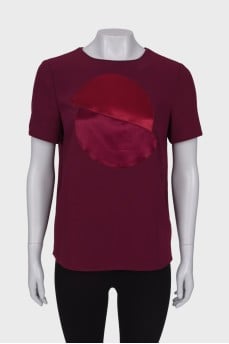 Burgundy T-shirt