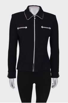Black and white jacket