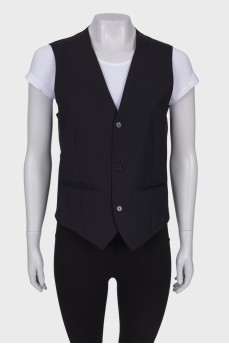 Classic black vest